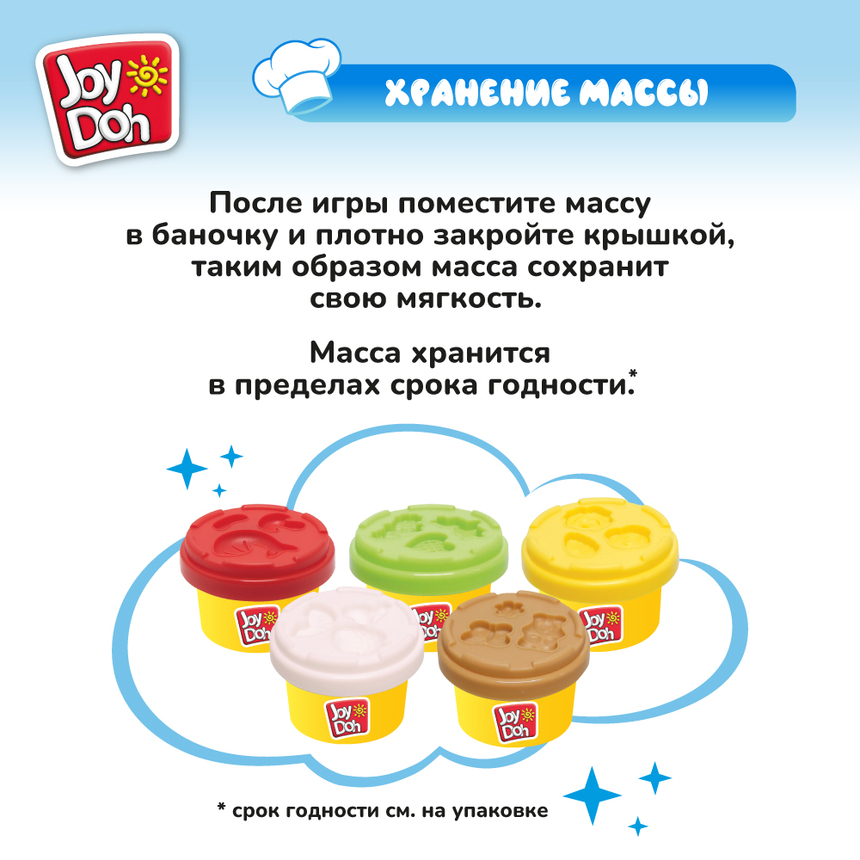 Масса для лепки Joy Doh, набор - МАШИНКА ДЛЯ ЛАПШИ PASTA-140 pot