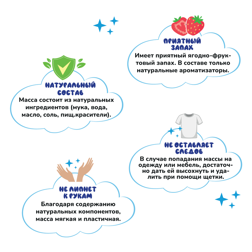 Масса для лепки Joy-Doh, набор РОЛЛЕР ROLL-40 bag