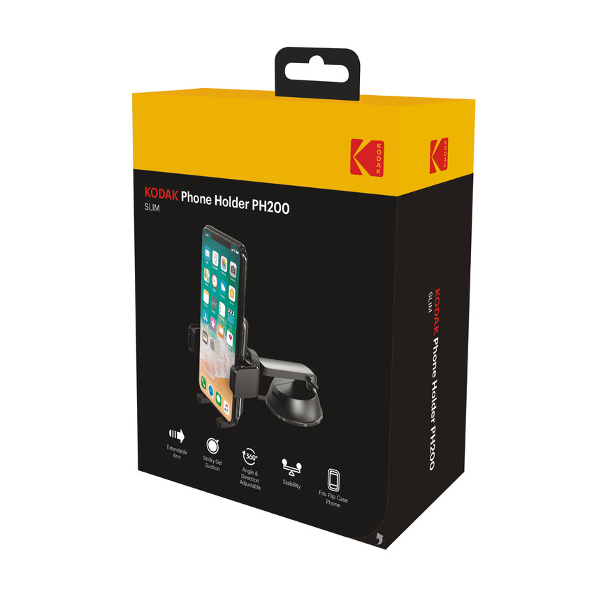 Универсальный автомобильный держатель KODAK с раздвижным фиксатором PH200