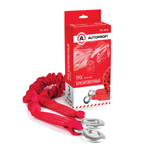 Трос буксировочный  эластичный "AUTOPROFI" TRL-3000