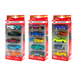 Набор коллекционных машинок 1:64 (5 шт.), в ассортименте SET-05 ASSORT