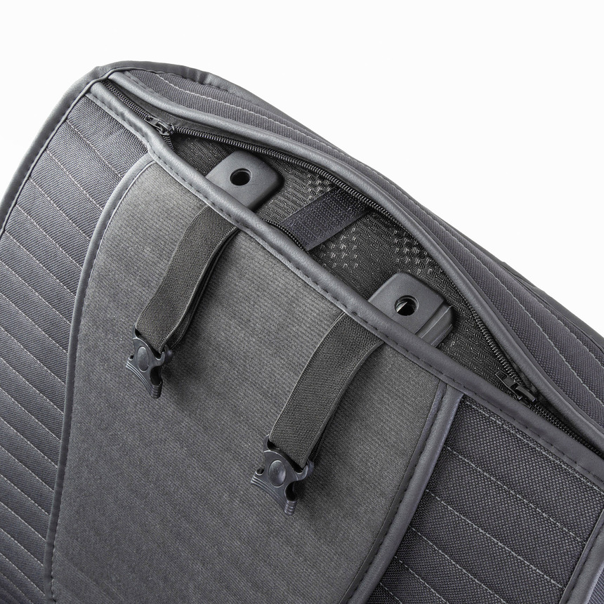 Накидки на передние сиденья "Car Performance", 2 шт., fiberflax CUS-1022 BK/GY