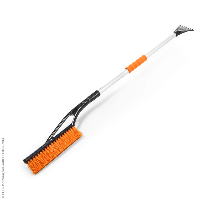 Щетка для снега "AUTOPROFI" SB-1458 BK/ORANGE