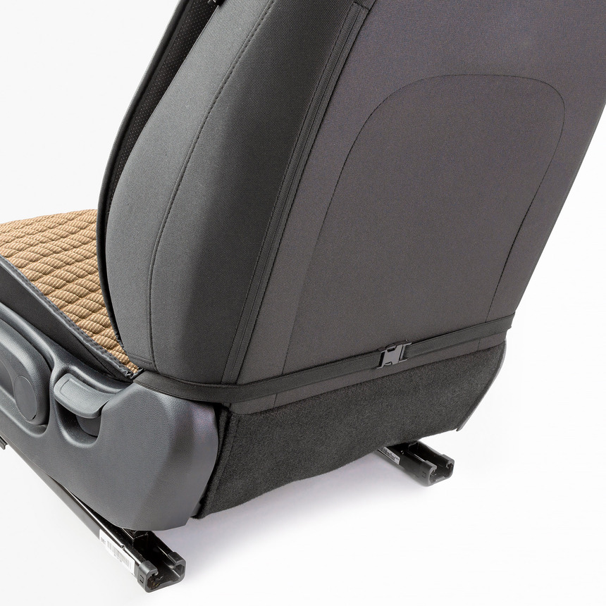 Накидки на передние сиденья "Car Performance", 2 шт., fiberflax CUS-1032 BE