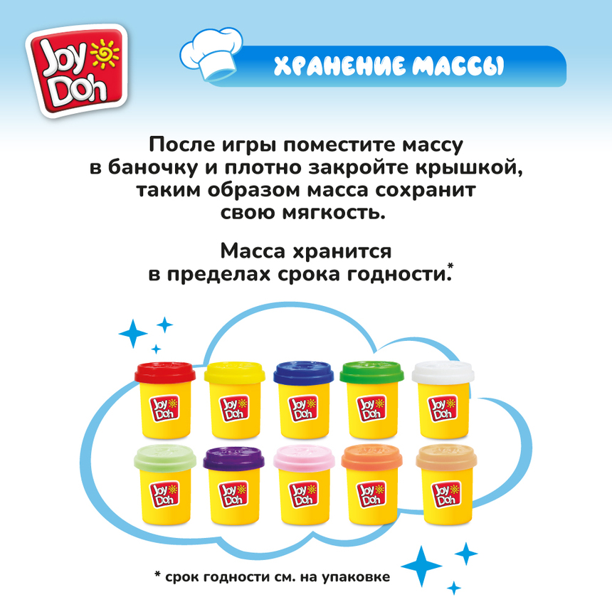 Масса для лепки Joy-Doh, набор МЕГА КУХНЯ KITC-560 pot