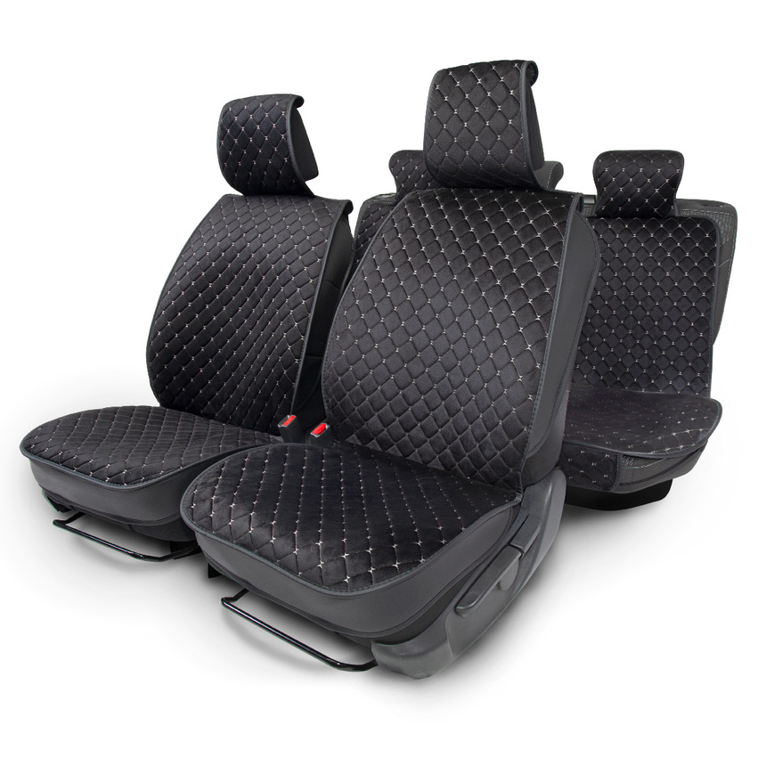 Каркасные накидки на весь салон автомобиля CarPerformance, 5 шт. CUS-2015 BK/GY