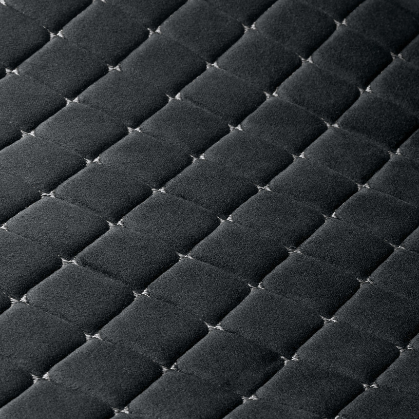 Накидки на передние сиденья "Car Performance", 2 шт., алькантара CUS-1012 BK/GY