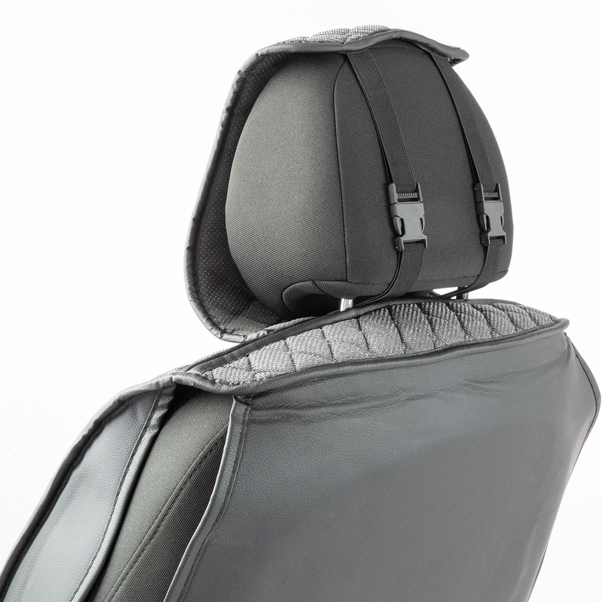 Каркасные накидки на передние сиденья "Car Performance", 2 шт., fiberflax CUS-2032 GY