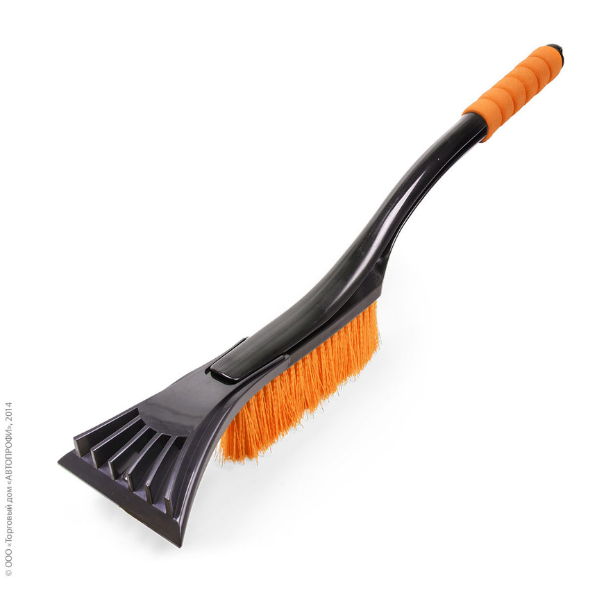 Щетка для снега "AUTOPROFI" SB-1444 BK/ORANGE