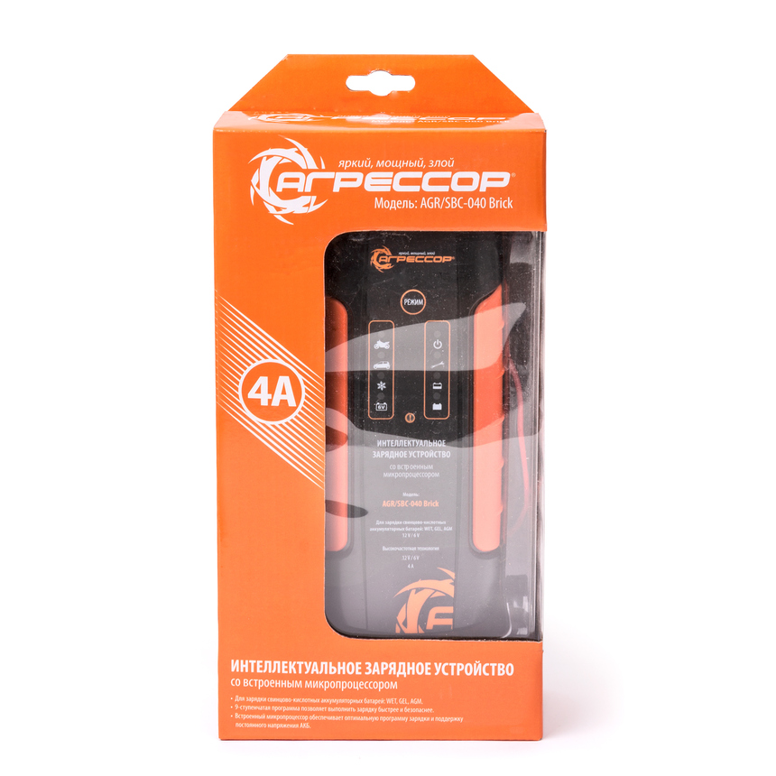Цифровое зарядное устройство "Агрессор" AGR/SBC-040 Brick