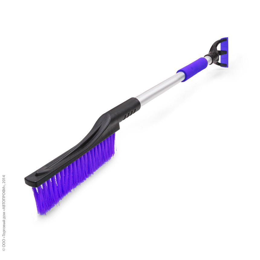 Щетка для снега "AUTOPROFI" SB-1451 BK/VIOLET
