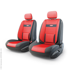Чехлы на сиденья трансформеры COMFORT передний ряд TRS/COM-001G BK/RD