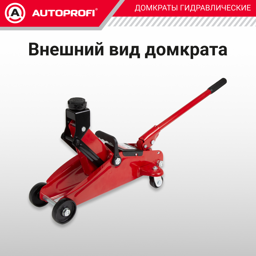 Домкрат гидравлический в кейсе (2 тонны) AUTOPROFI DP-20R K