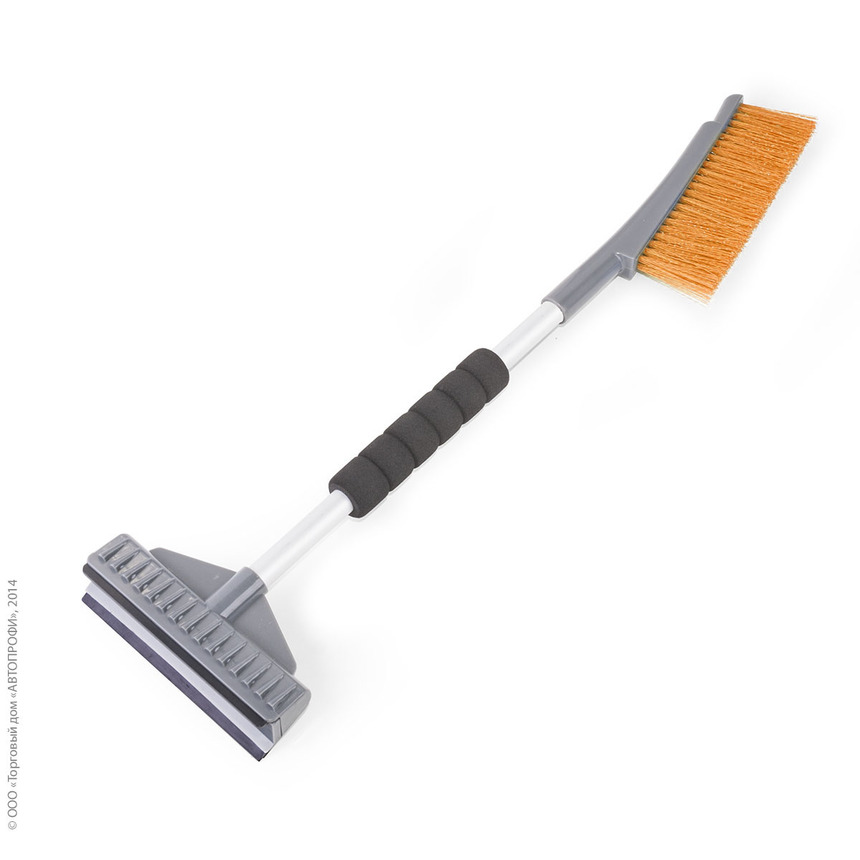 Щетка для снега "AUTOPROFI" SB-1443 GY/ORANGE