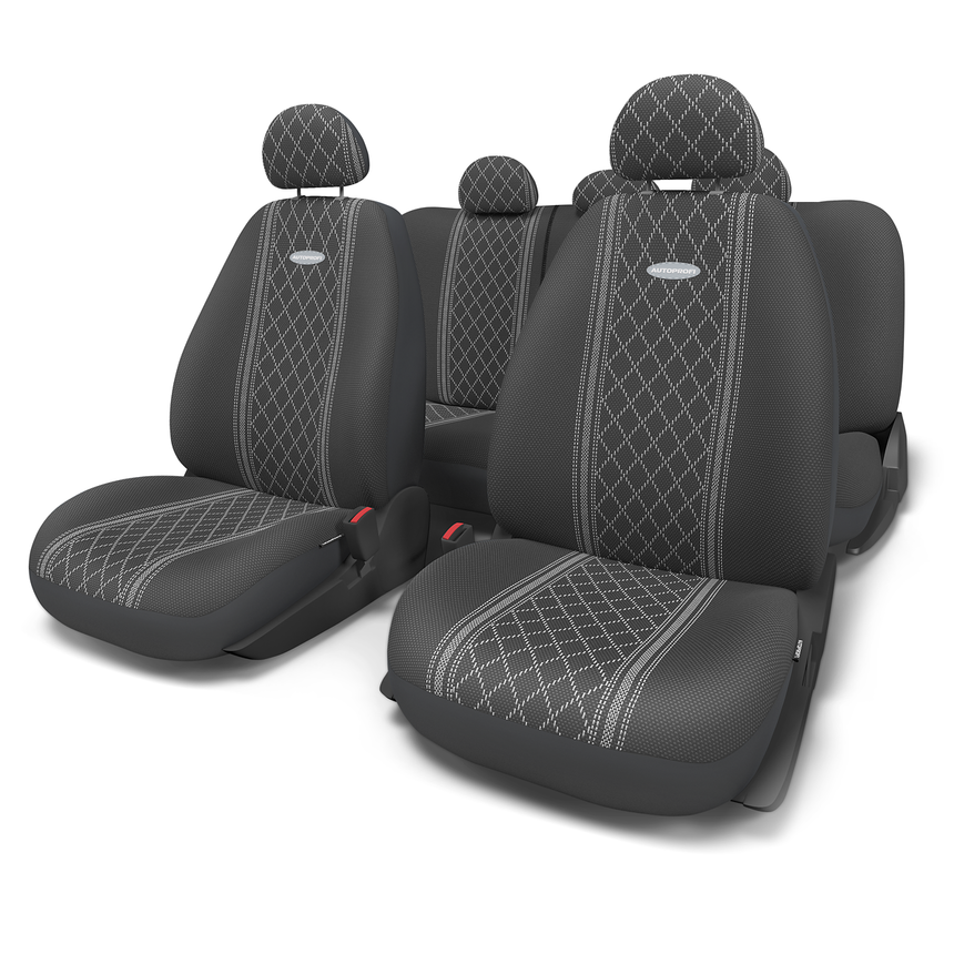 Чехлы на сиденья универсальные GOBELEN GOB-1105 GY/ROMB (S)