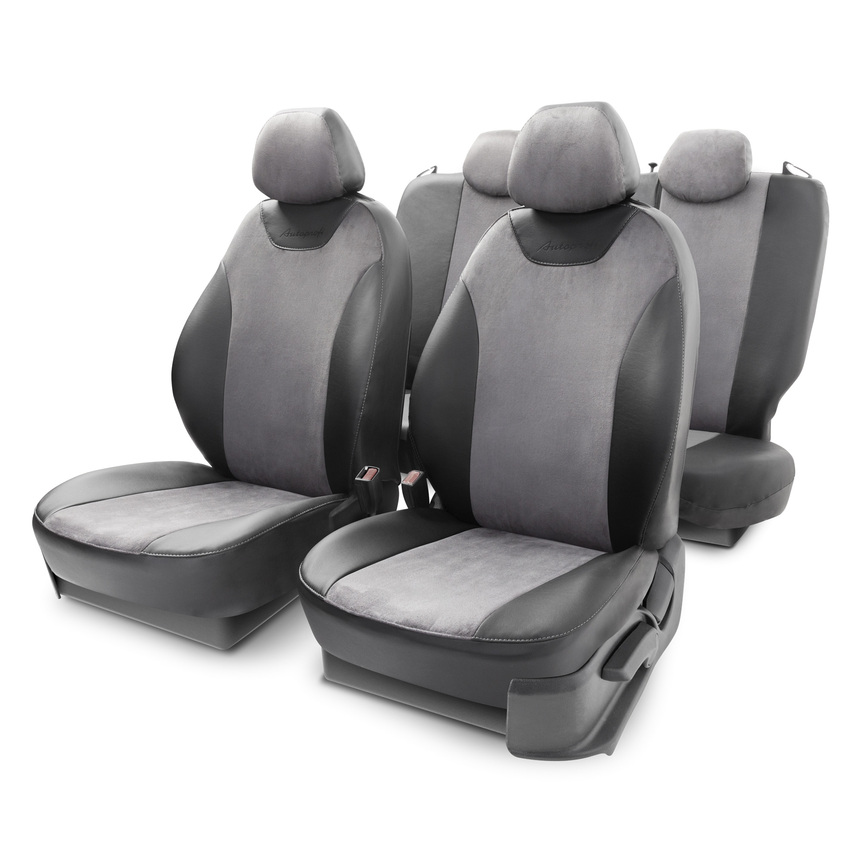 Чехлы на сиденья универсальные GALLANT алькантара GAL-1505 AF BK/D.GY