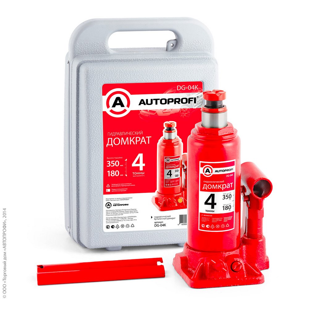 Вертикальный домкрат с кейсом