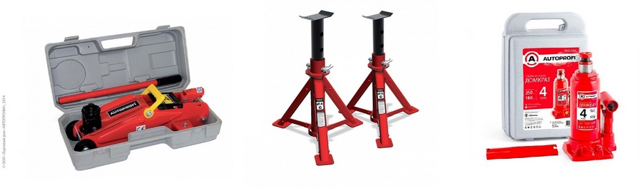 Домкраты и страховочные опоры для Renault Duster